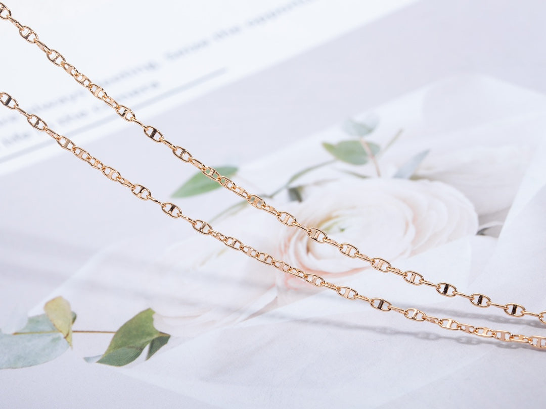 [GALE]ECHAPPEE NECKLACE PINK GOLD