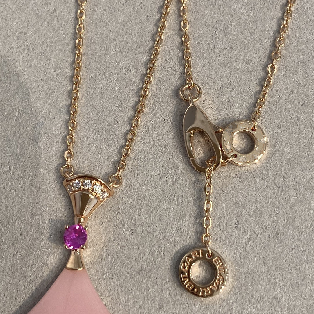 [GALE]DREAM NECKLACE PINK OPAL
