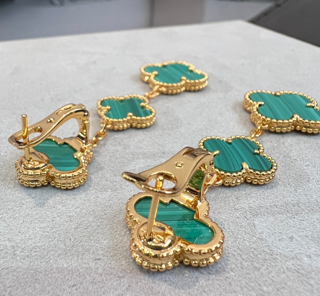 [NOVO]CLOVER MALACHIT 3 MOTIVE GOLD 