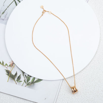 [GALE]SERPENTI PINK GOLD NECKLACE DIAMOND