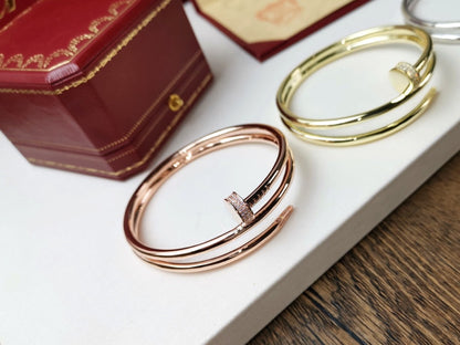 [NOVO]JUSTE ARMBAND 3,5 MM ZWEIREIHIGER DIAMANT