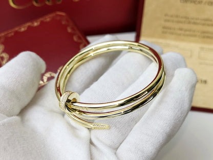 [NOVO]JUSTE ARMBAND 3,5 MM ZWEIREIHIGER DIAMANT