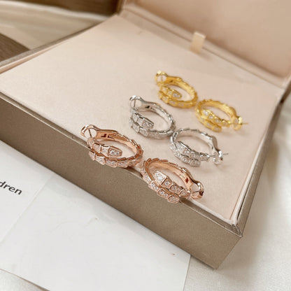 [GALE]SERPENTI EARRINGS DIAMOND