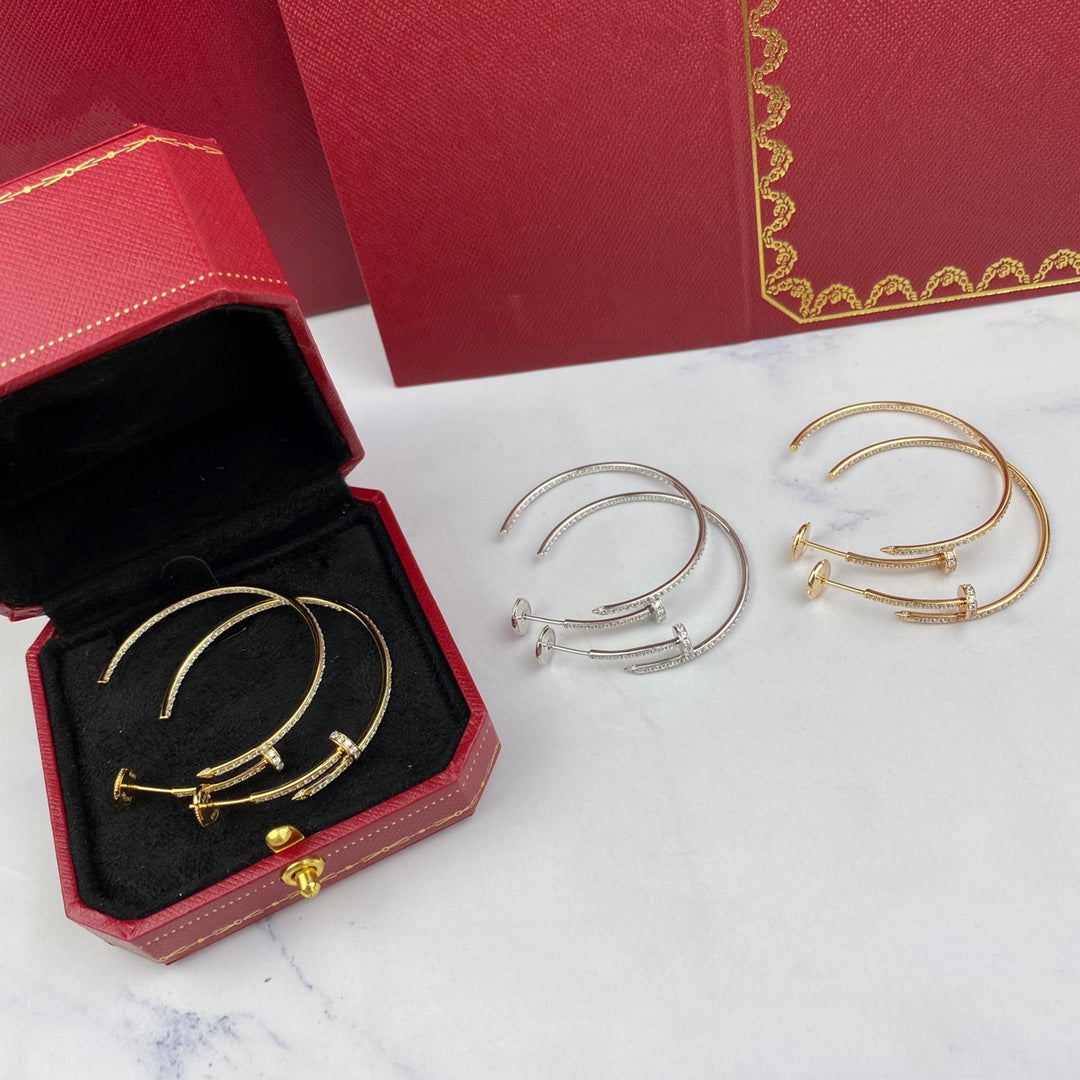 [NOVO]JUSTE OHRRINGE VOLLDIAMANTEN 1,8 MM
