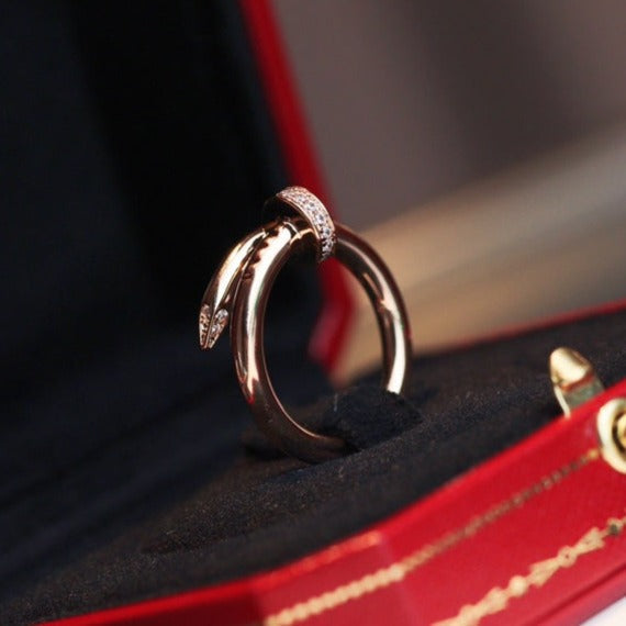 [NOVO]JUSTE RING 2,65 MM ROSA GOLD DIAMANT