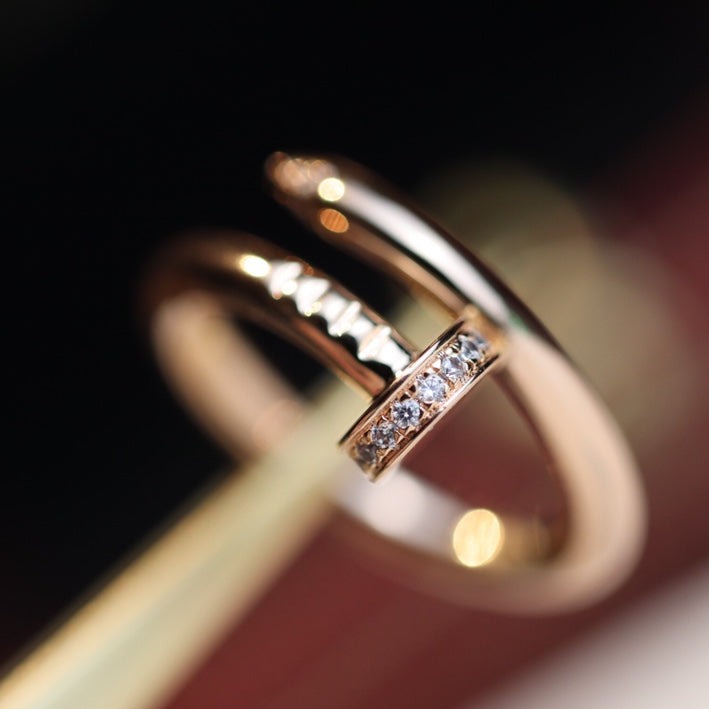 [NOVO]JUSTE RING 2,65 MM ROSA GOLD DIAMANT