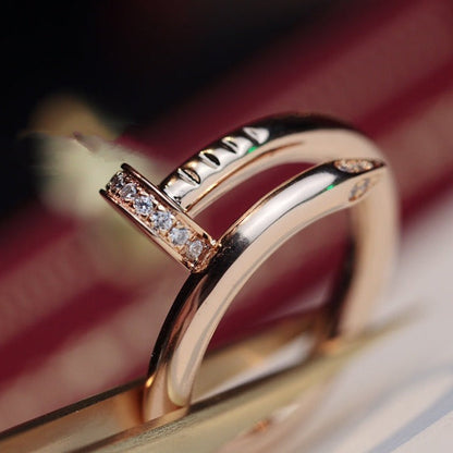 [NOVO]JUSTE RING 2,65 MM ROSA GOLD DIAMANT