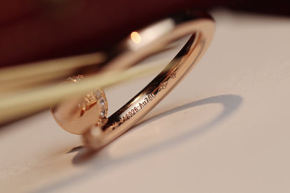 [NOVO]JUSTE RING 2,65 MM ROSA GOLD DIAMANT
