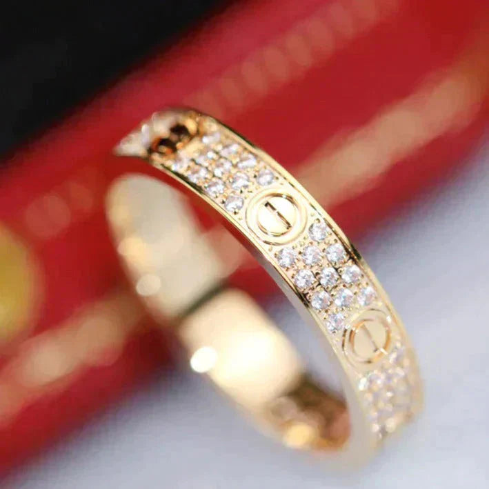 [NOVO] Liebesring, 3,6 mm Diamantbesatz