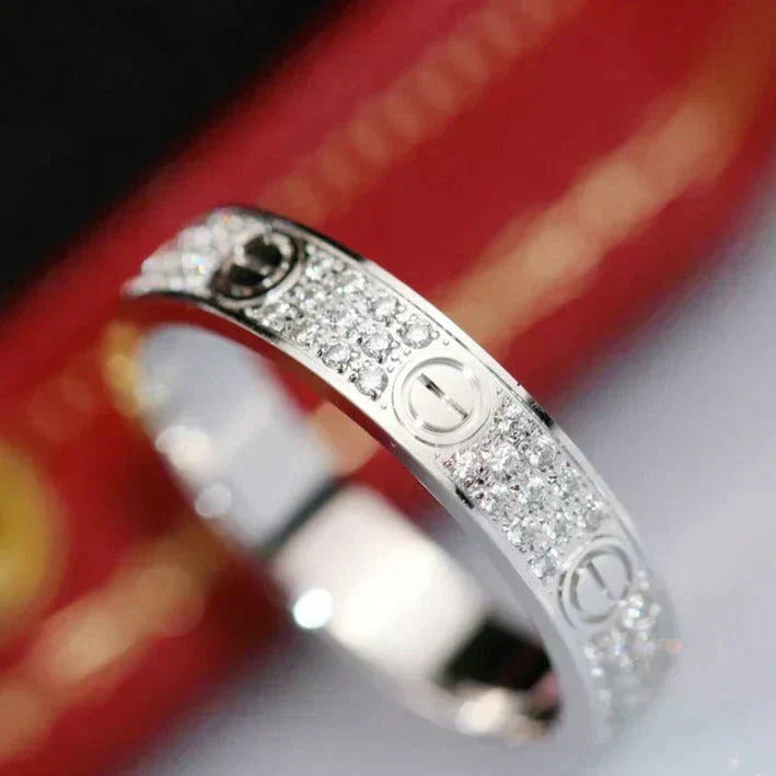 [NOVO] Liebesring, 3,6 mm Diamantbesatz