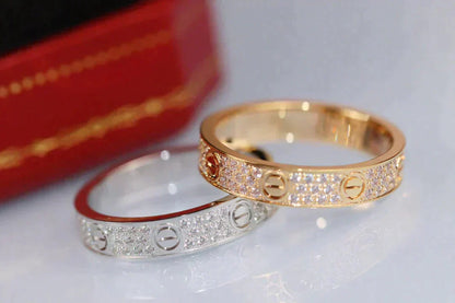 [NOVO] Liebesring, 3,6 mm Diamantbesatz