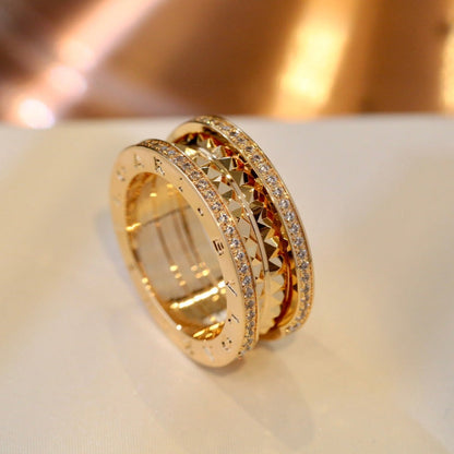 [GALE]ZERO 1 GOLD DIAMOND RING