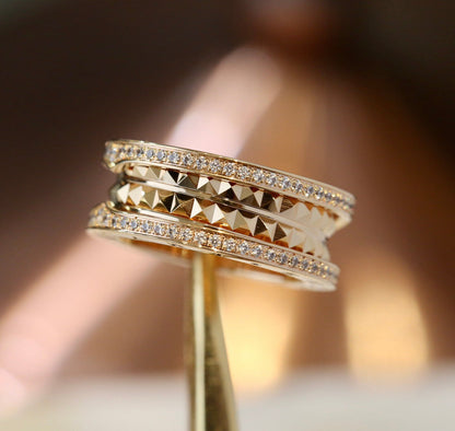[GALE]ZERO 1 GOLD DIAMOND RING