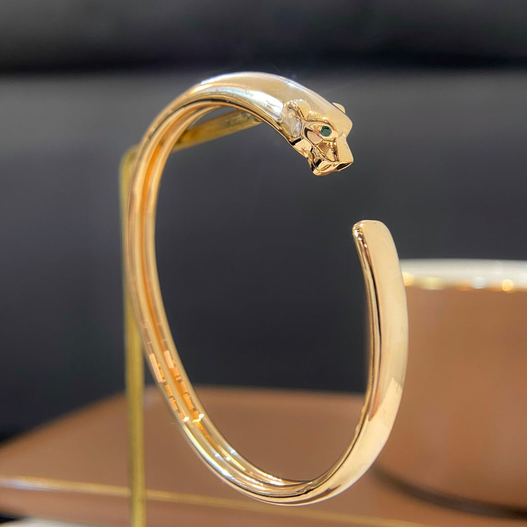 [NOVO]パンテール ゴールド オープンブレスレット