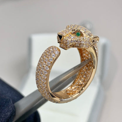 [GALE]PANTHERE PINK GOLD DIAMOND RING