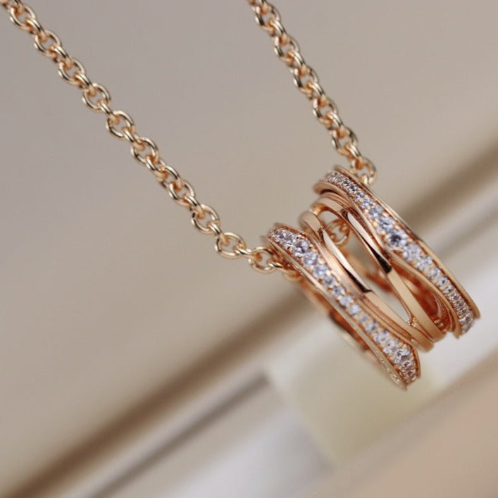 [GALE]ZERO 1 PINK GOLD NECKLACE
