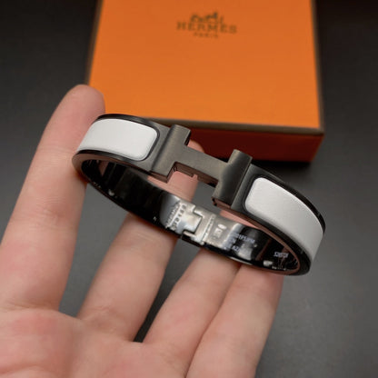 [NOVO]H ブレスレット 12mm ブラック ホワイト セラミック