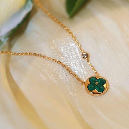 [NOVO]SUN PEDANT ROSA GOLD 1 DIAMANT-KETTE
