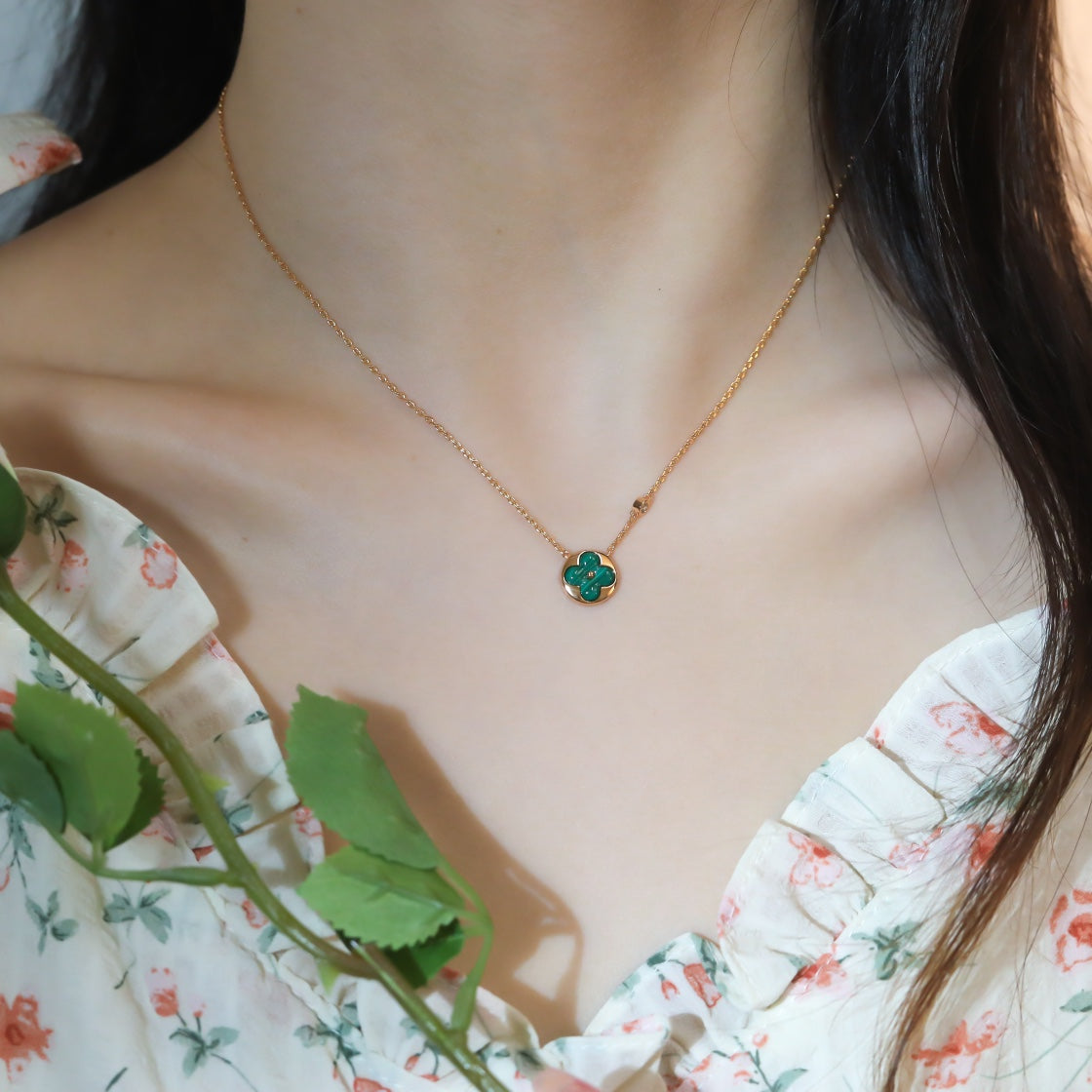[NOVO]SUN PEDANT ROSA GOLD 1 DIAMANT-KETTE