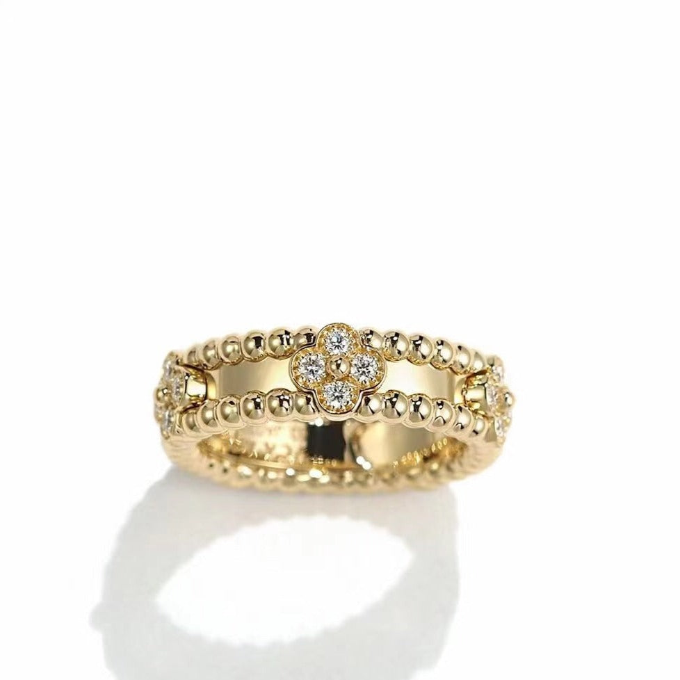 [GALE]PERLEE GOLD DIAMOND RING