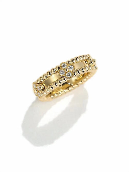 [GALE]PERLEE GOLD DIAMOND RING