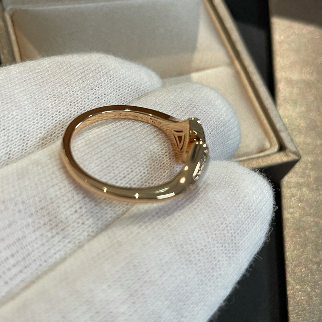[GALE]DREAM MOP DIAMOND OPEN RING