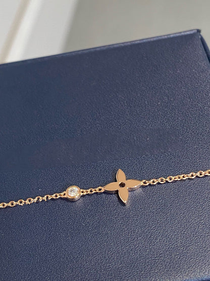 [GALE]STAR DIAMOND PINK GOLD BRACELET