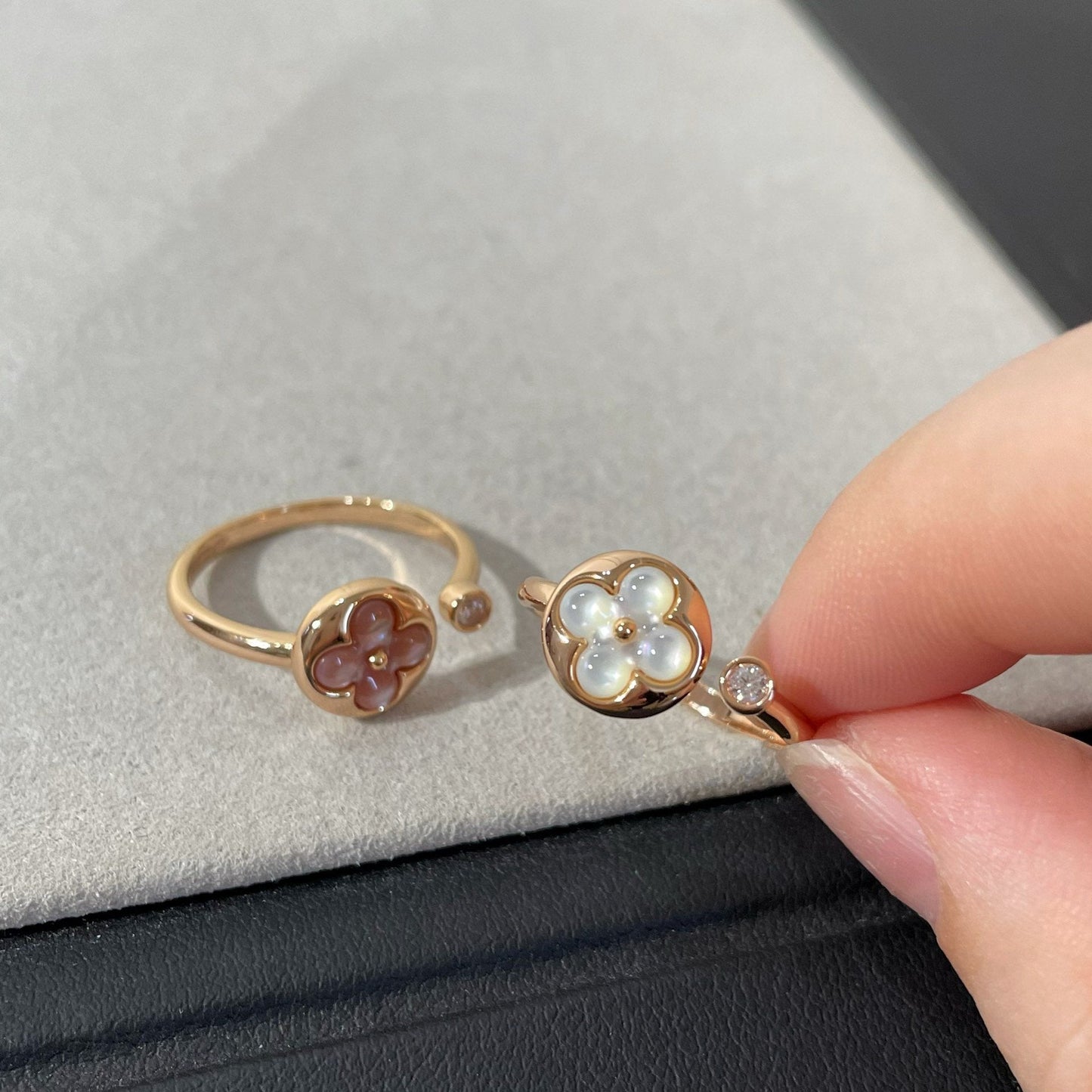 [NOVO]SUN 1 ダイヤモンド ピンク モップリング