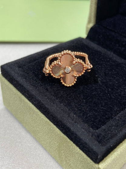 [NOVO]CLOVER RIVERSIBLE ROSÉGOLDRING