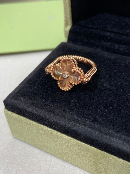[NOVO]CLOVER RIVERSIBLE ROSÉGOLDRING