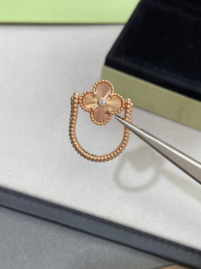 [NOVO]CLOVER RIVERSIBLE ROSÉGOLDRING