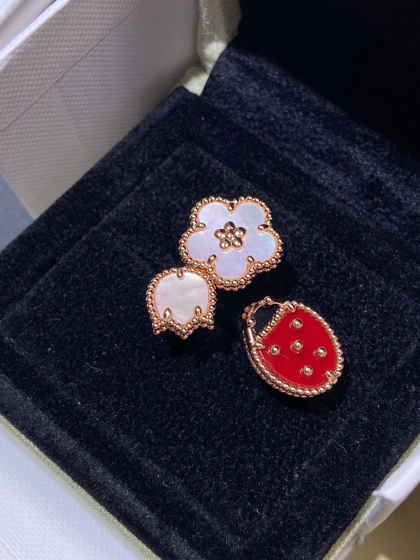 [NEU] GLÜCKSRING MIT 3 MOTIVEN IN ROSÉGOLD