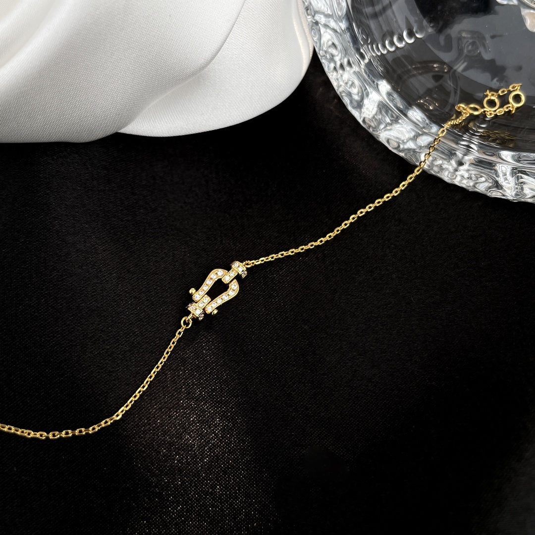 [GALE]FORCE 10 FULL DIAMOND BUCKLE CHAIN LINK MINI MODEL
