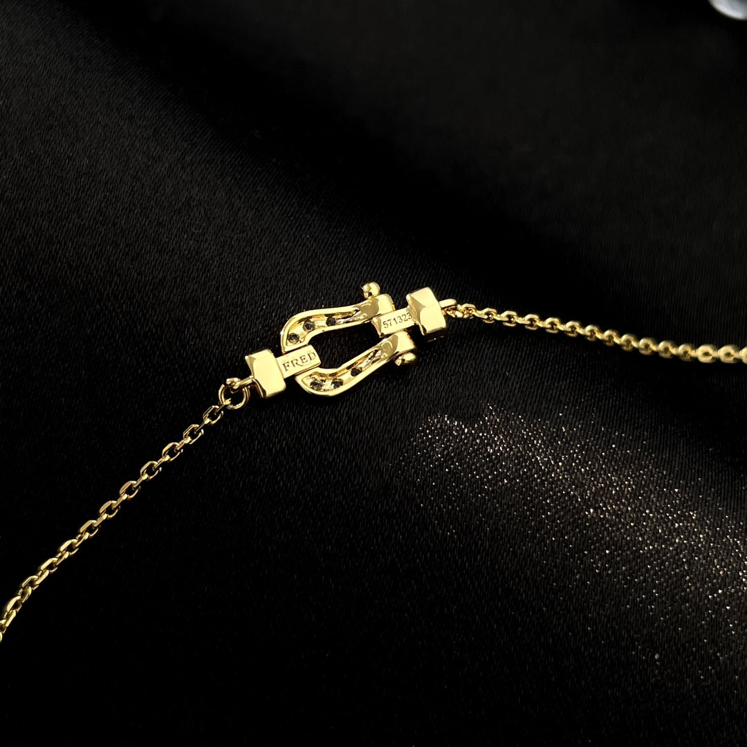[GALE]FORCE 10 FULL DIAMOND BUCKLE CHAIN LINK MINI MODEL