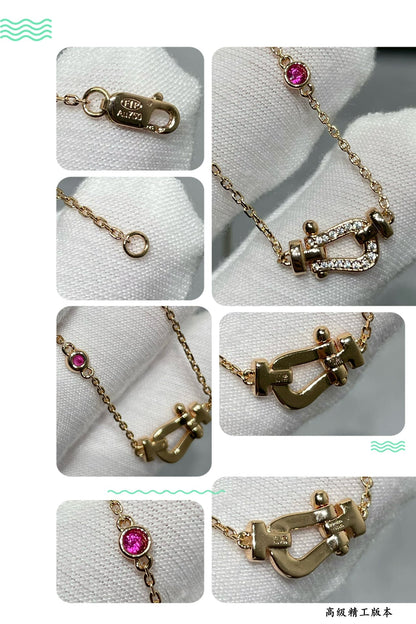 [NOVO]フォース10 ダイヤモンド ピンクゴールド ネックレス