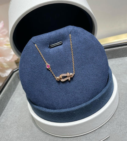 [GALE]FORCE 10 DIAMOND CHAIN LINK PINK GOLD BRACELET