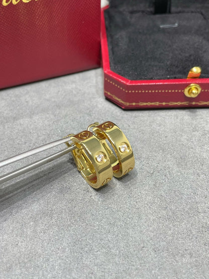 [NOVO] LOVE 5,5 mm 1 Diamant-Ohrringe
