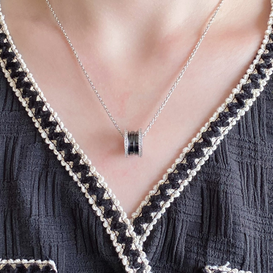 [GALE]ZERO 1 DIAMOND CERAMIC NECKLACE