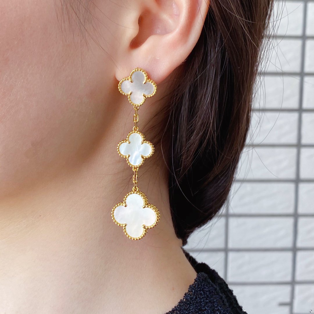 [NOVO]KLEBER-MOTIV-OHRRINGE MIT 3 GOLDMOTIVEN 