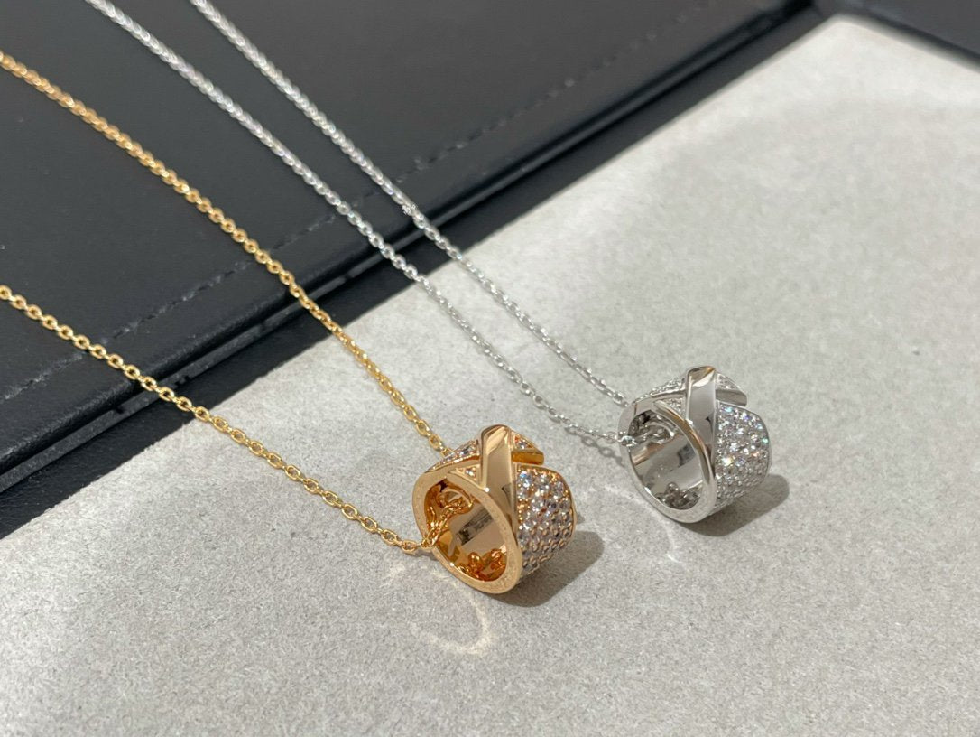 [NOVO]LIENS EVIDENCE DIAMANTENBEFESTIGTE HALSKETTE