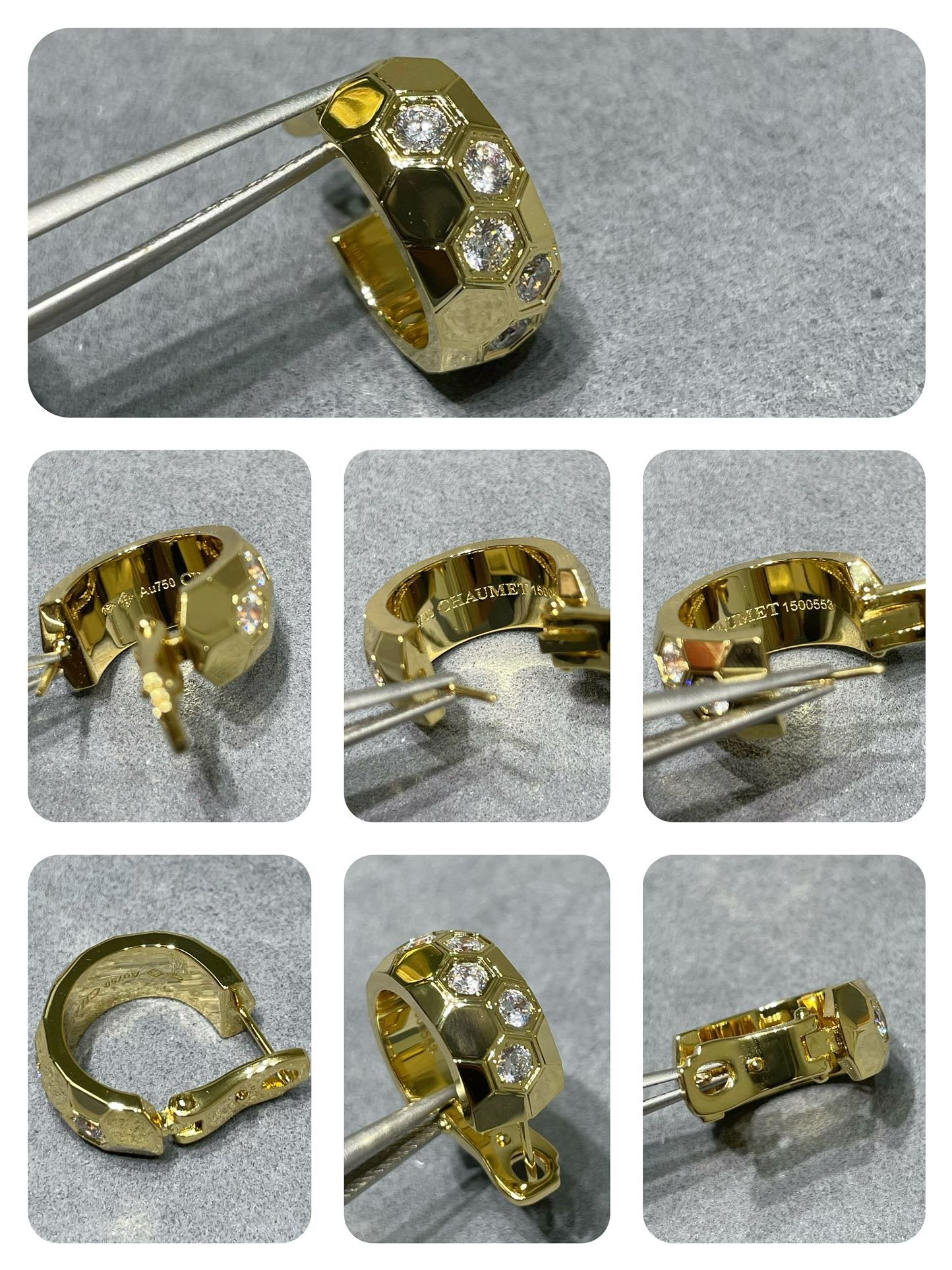 [NOVO]BEE LOVE DIAMANT-CREEP-OHRRINGE 