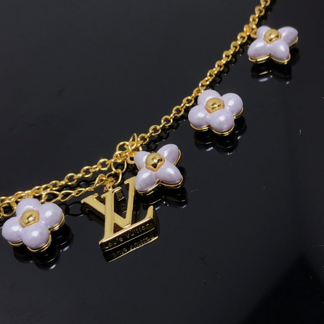 [GALE]LOGO 6 MOTIF STAR AND SUN GOLD BRACELET
