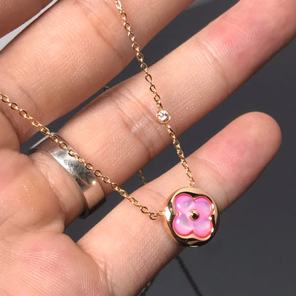 [NOVO]COLOR BLOSSOM PINK MOP SUN GOLD KETTE
