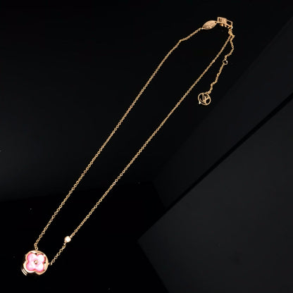 [NOVO]COLOR BLOSSOM PINK MOP SUN GOLD KETTE