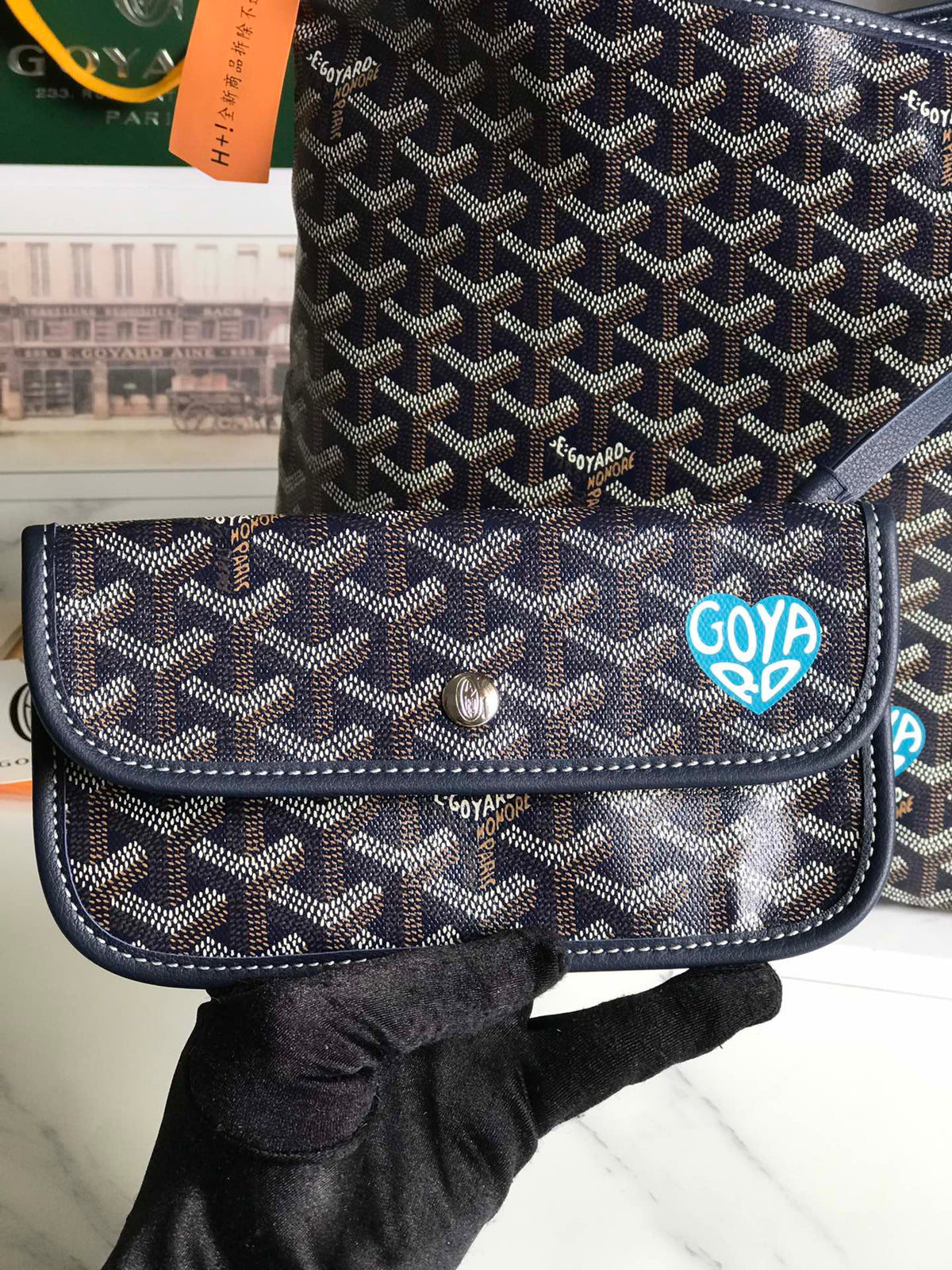HOBO BOHEME 42CM NAVY BLUE CANVAS