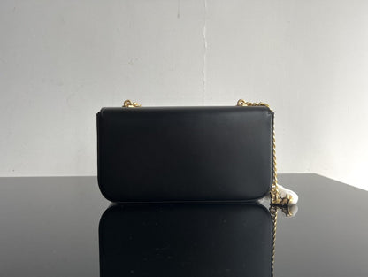 CLASSIC TRIOMPHE 20 BLACK CALFSKIN GOLD HARDWARE
