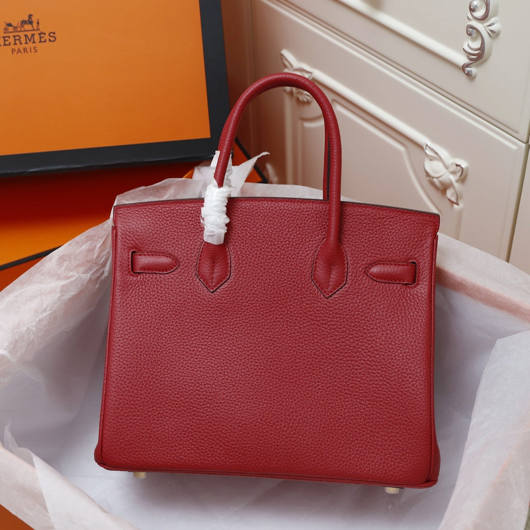 HM BIRKIN BAG 35 CRIMSON TOGO GOLD HARDWARE