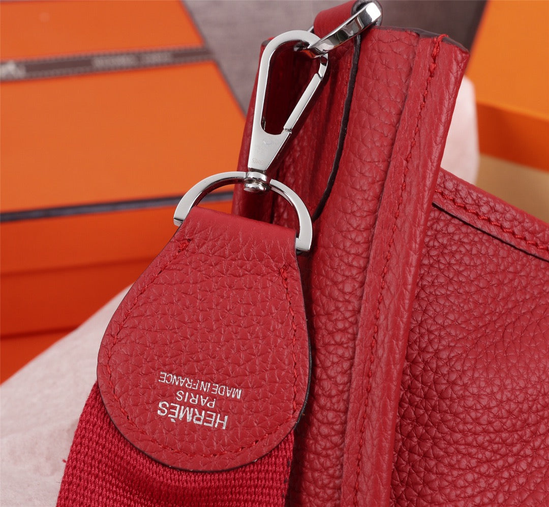 HM EVELYNE BAG 28 RED TOGO