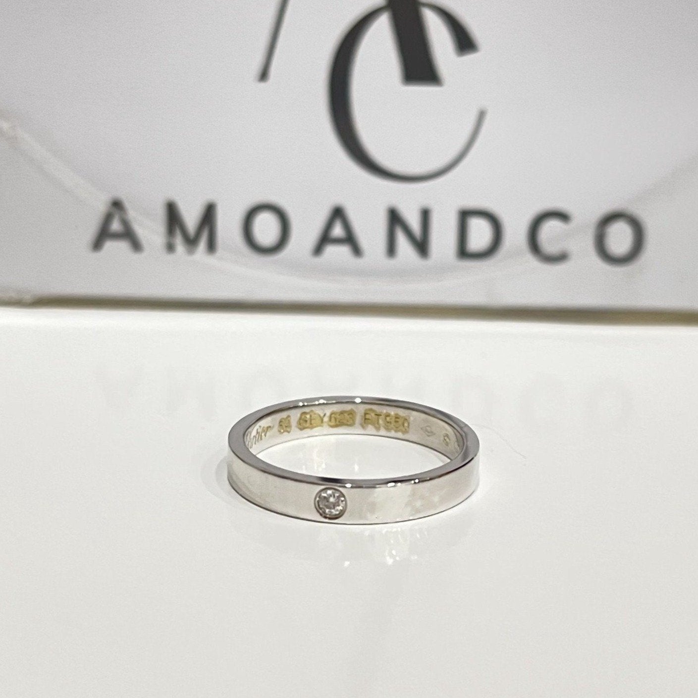 [NOVO] LIEBESRING 4MM 1 DIAMANT
