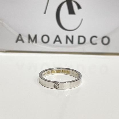 [NOVO] LIEBESRING 4MM 1 DIAMANT